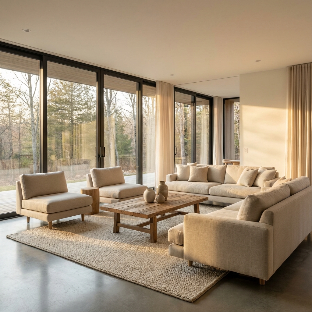 Przestronne wnętrze